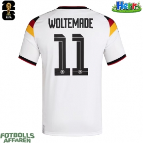 Tyskland Nick Woltemade #11 Hemmatröja VM 2026 Kortärmad
